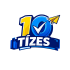 Logo Tizes no backround, interior alb